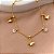 PULSEIRA BORBOLETAS E ZIRCÔNIAS DOURADO AÇO 316L⭐️ - Imagem 1