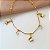 PULSEIRA BORBOLETAS E ZIRCÔNIAS DOURADO AÇO 316L⭐️ - Imagem 2