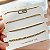 KIT 4 PULSEIRAS CORRENTES DIVERSAS LIZ DOURADO AÇO 316L⭐️ - Imagem 1