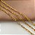 COLAR TRIPLO CORRENTE CARTIER DOURADO AÇO 316L⭐️ - Imagem 3