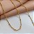 COLAR CORRENTE BOLINHAS ESPAÇADAS DOURADO AÇO 316L⭐️ - Imagem 2