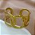 BRACELETE GROSSO ELOS DOURADO AÇO 316L⭐️ - Imagem 2