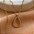 COLAR GOTA ALONGADA MINI ZIRCÔNIAS DOURADO AÇO 316L⭐️ - Imagem 3