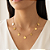 COLAR MEDALINHAS REDONDAS DOURADO AÇO 316L⭐️ - Imagem 1