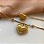 COLAR DUPLO BOLINHAS E CORAÇÕES DOURADO AÇO 316L⭐️ - Imagem 2