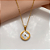 COLAR PINGENTE FLORZINHA MADREPÉROLA DOURADO AÇO 316L⭐️ - Imagem 2