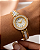 BRACELETE RELÓGIO PULSEIRA CORRENTE COM ZIRCÔNIAS DOURADO AÇO 316L⭐️ - Imagem 2