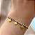 PULSEIRA DELICADA FIO ZIRCÔNIAS E TREVOS DOURADO AÇO 316L⭐️ - Imagem 1