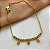 PULSEIRA DELICADA FIO ZIRCÔNIAS E GOTINHAS DOURADO AÇO 316L⭐️ - Imagem 1