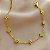 PULSEIRA DELICADA MINI TREVOS DOURADO AÇO 316L⭐️ - Imagem 2