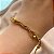 PULSEIRA FIO TRANÇADO COM BOLINHAS DOURADO AÇO 316L⭐️ - Imagem 1