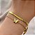 PULSEIRA DUPLA CORRENTE FITA E BORBOLETAS DOURADO AÇO 316L⭐️ - Imagem 1