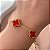 PULSEIRA TREVOS RESINADOS DOURADO AÇO 316L⭐️ - Imagem 3