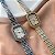 RELÓGIO FEMININO METAL VINTAGE QUADRADO COM ZIRCÔNIAS - Imagem 3