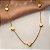 COLAR MINI CORAÇÕES LISOS DOURADO AÇO 316L⭐️ - Imagem 2