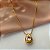COLAR PINGENTE GOTA COM PEDRA DE ZIRCÔNIA DOURADO AÇO 316L⭐️ - Imagem 1