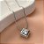 COLAR PINGENTE TRIÂNGULO COM PEDRA DE ZIRCÔNIA AÇO 316L⭐️ - Imagem 1