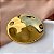 BROCHE REDONDO MARTELADO BJU - Imagem 4