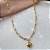 COLAR CORRENTE CARTIER PINGENTE CORAÇÃO BOLEADO DOURADO AÇO 316L⭐️ - Imagem 1