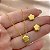 COLAR E BRINCO KIT FLOR BOLEADA DOURADO AÇO 316L⭐️ - Imagem 3