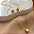 COLAR E BRINCO KIT REDONDO BOLEADO DOURADO AÇO 316L⭐️ - Imagem 1