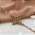 PULSEIRA PINGENTE TREVO ESTILIZADO DOURADO AÇO 316L⭐️ - Imagem 2