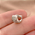 PIERCING CARTILAGEM ARGOLINHA CORAÇÃO ZIRCÔNIAS 6MM AÇO 316L PARA ATUALIZAÇÃO⭐️ - Imagem 2