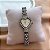 RELÓGIO FEMININO CORAÇÃO COM PEDRAS PRATEADO BIJU - Imagem 3
