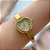 BRACELETE RELÓGIO CORAÇÃO VINTAGE DOURADO AÇO 316L⭐️ - Imagem 4