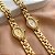 RELÓGIO FEMININO OVAL COM STRASS DOURADO BIJU - Imagem 1