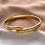 PULSEIRA / BRACELETE FIOS OPOSTOS LISOS DOURADO AÇO 316L⭐️ - Imagem 3