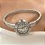 BRACELETE RELÓGIO REDONDO PEQUENO COM STRASS PRATEADO AÇO 316L⭐️ - Imagem 3