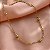 PULSEIRA CORRENTE BOLINHAS DOURADO AÇO 316L⭐️ - Imagem 1