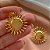 BRINCO SOL DOURADO AÇO 316L⭐️ - Imagem 2