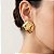 BRINCO CHAPA MARTELADA DOURADO AÇO 316L⭐️ - Imagem 2