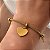 PULSEIRA CORRENTE RABO DE RATO COM CORAÇÕES LISOS DOURADO AÇO 316L⭐️ - Imagem 1