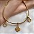 PULSEIRA CORRENTE RABO DE RATO TREVOS LISOS DOURADO AÇO 316L⭐️ - Imagem 2