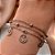 PULSEIRA CORRENTE TRIPLA BOLINHAS E ÂNCORA AÇO 316L⭐️ - Imagem 2