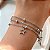 PULSEIRA CORRENTE TRIPLA BOLINHAS E ESTRELAS AÇO 316L⭐️ - Imagem 1