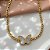 PULSEIRA PINGENTE BORBOLETA ESMALTADA DOURADO AÇO 316L⭐️ - Imagem 3