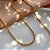 COLAR CORRENTE ELO PORTUGUÊS FINO DOURADO AÇO 316L⭐️ - Imagem 4