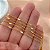 PULSEIRA CORRENTES TRACINHOS DOURADO AÇO 316L⭐️ - Imagem 3