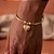 PULSEIRA/BRACELETE PINGENTE CORAÇÃO BOLEADO DOURADO AÇO 316L⭐️ - Imagem 2