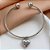 PULSEIRA/BRACELETE PINGENTE CORAÇÃO BOLEADO AÇO 316L⭐️ - Imagem 2