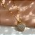 COLAR LONGO PINGENTE CORAÇÃO CRAVEJADO ZIRCÔNIAS DOURADO AÇO 316L⭐️ - Imagem 1