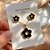 CONJUNTO COLAR E BRINCO FLOR ESMALTADO DOURADO AÇO 316L⭐️ - Imagem 3