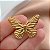 BROCHE BORBOLETA DOURADO AÇO 316L⭐️ - Imagem 2