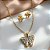 CONJUNTO COLAR E BRINCO BORBOLETA DETALHADA COM ZIRCÔNIAS DOURADO AÇO 316L⭐️ - Imagem 1
