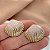 BRINCO CONCHINHA ESMALTADA DOURADO AÇO 316L⭐️(GRUPO 2) - Imagem 2