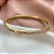 PULSEIRA / BRACELETE FIO ZIRCÔNIA RETANGULAR DOURADO AÇO 316L⭐️ - Imagem 2